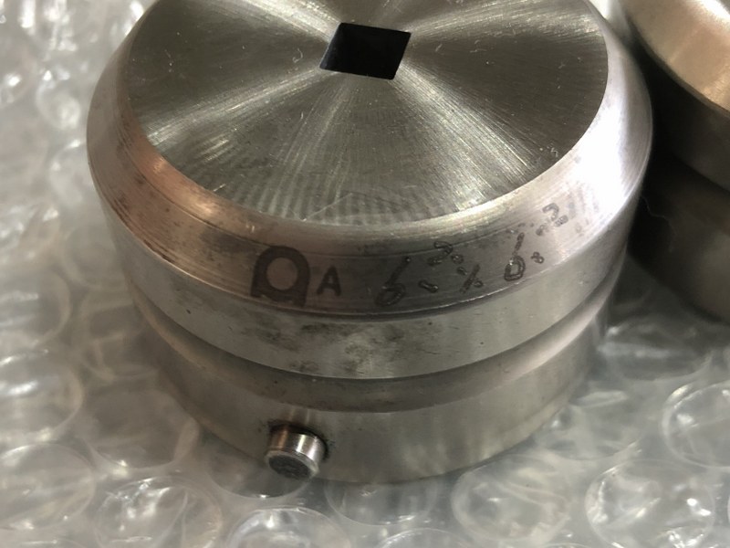 中古Die 【タレパン金型（ダイ）3個】①6.2x6.2②5.2x5.2③4.3x4.3 アマダ/AMADA