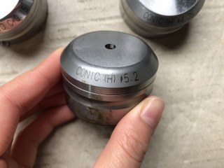 中古Die タレパン金型（ダイ）3個 コニック/Conic