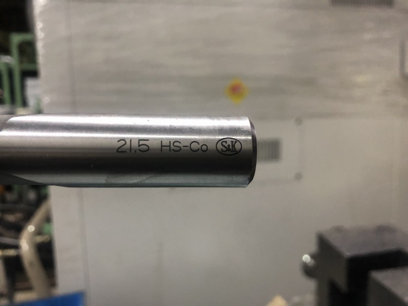 中古Other end mill 【エンドミル】21.5 HS-Co　　 S＆K