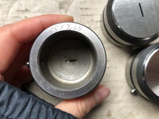 中古Die 【タレパン金型（ダイ）3個】①1.55x8.65　②0.95x10.15　③0.95x8.65 unknow