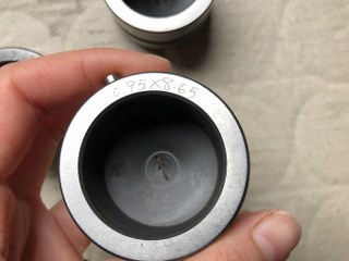 中古Die 【タレパン金型（ダイ）3個】①1.55x8.65　②0.95x10.15　③0.95x8.65 unknow