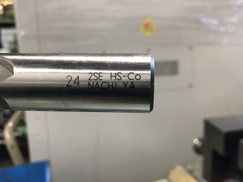 中古End mill [エンドミル]24 2SE HS-Co NACHI/ナチ不二越