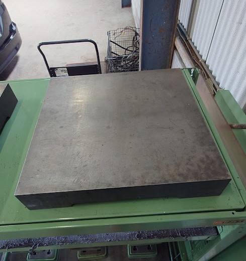 中古Iron surface plate 450×450×75 
