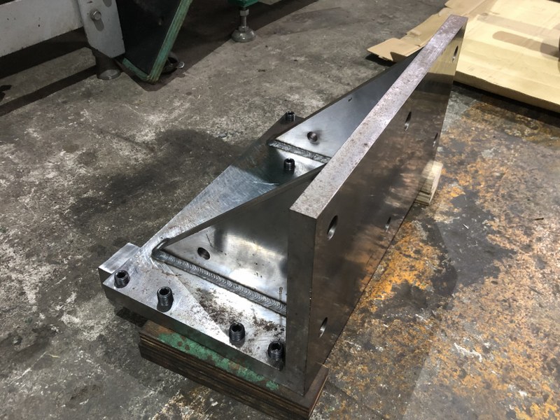 中古Angle plate 【L型イケール】W425ｘD250ｘH230ｍｍ Unknown