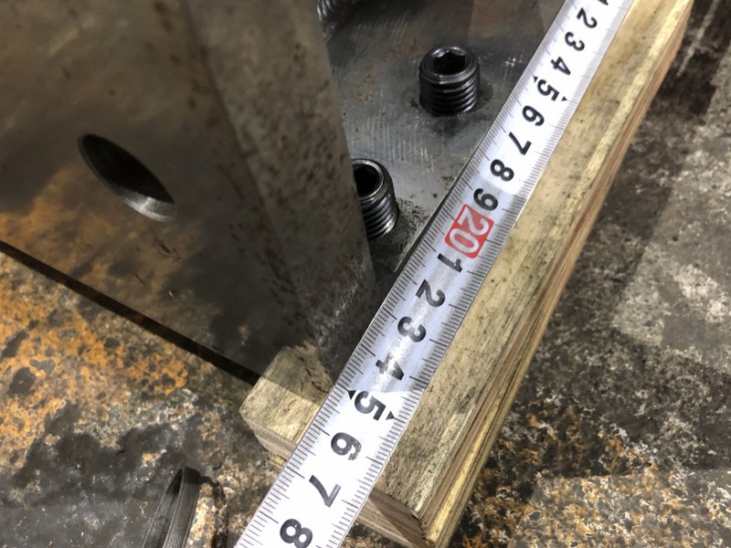 中古Angle plate 【L型イケール】W425ｘD250ｘH230ｍｍ Unknown