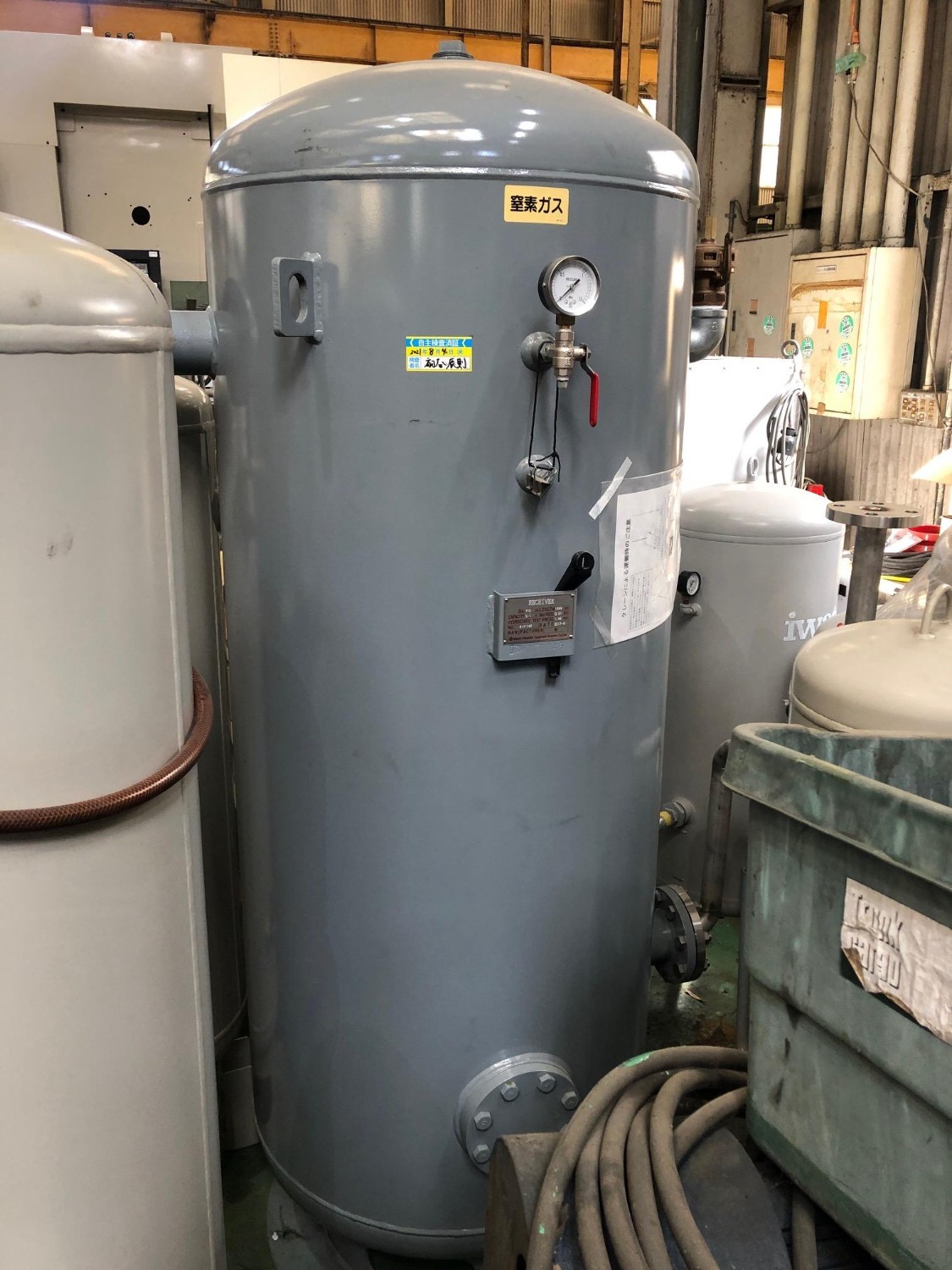 中古Air tank 200L 三井精機