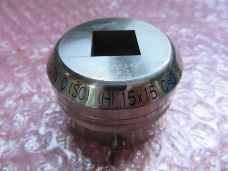 中古Short 【タレパン金型（ショート/セット）】ダイ：15ｘ15　Ｃ＝0.5   パンチ：15ｘ15 コニック/Conic