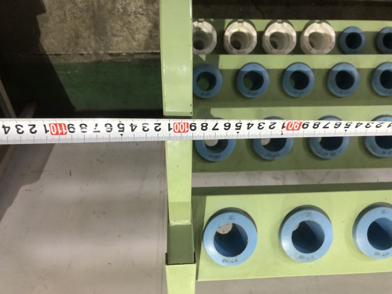 中古その他ツール保持具 【ツールラック（NT40/BT40用）】NT40用 東京ストッカーシステム/TSS