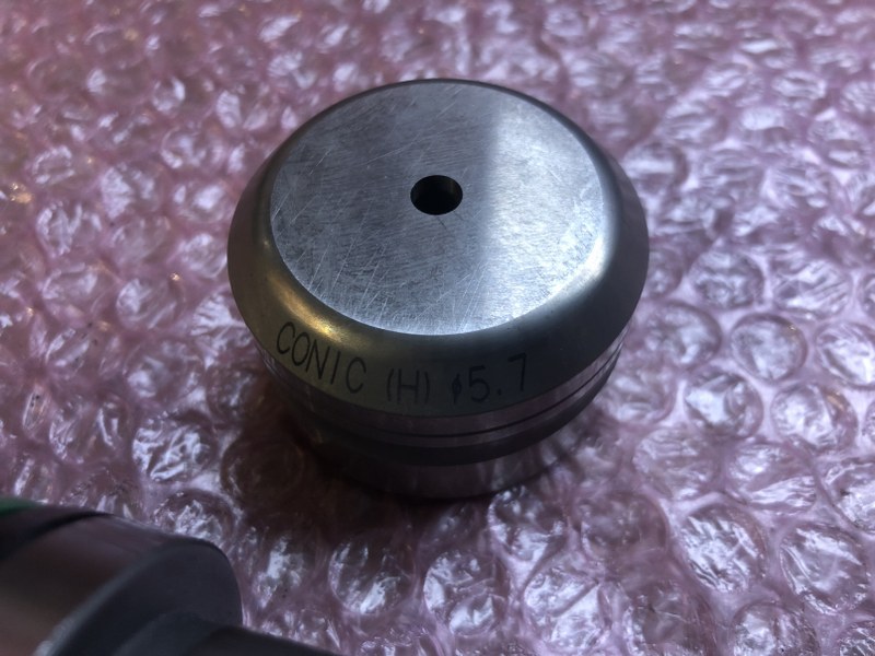 中古Short 【タレパン金型（ショート/セット）】ダイ：φ5.7   パンチ：φ5.5 コニック/Conic