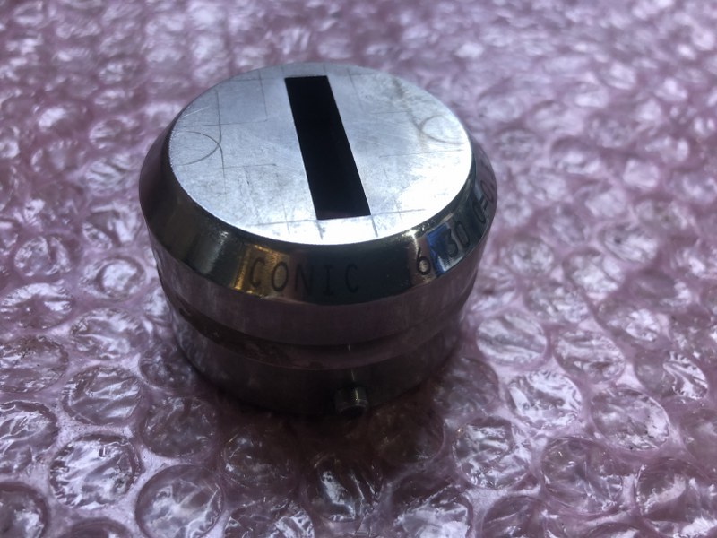 中古Short 【タレパン金型（ショート/セット）】ダイ：6ｘ30　Ｃ＝0.3 パンチ：6ｘ30 コニック/Conic