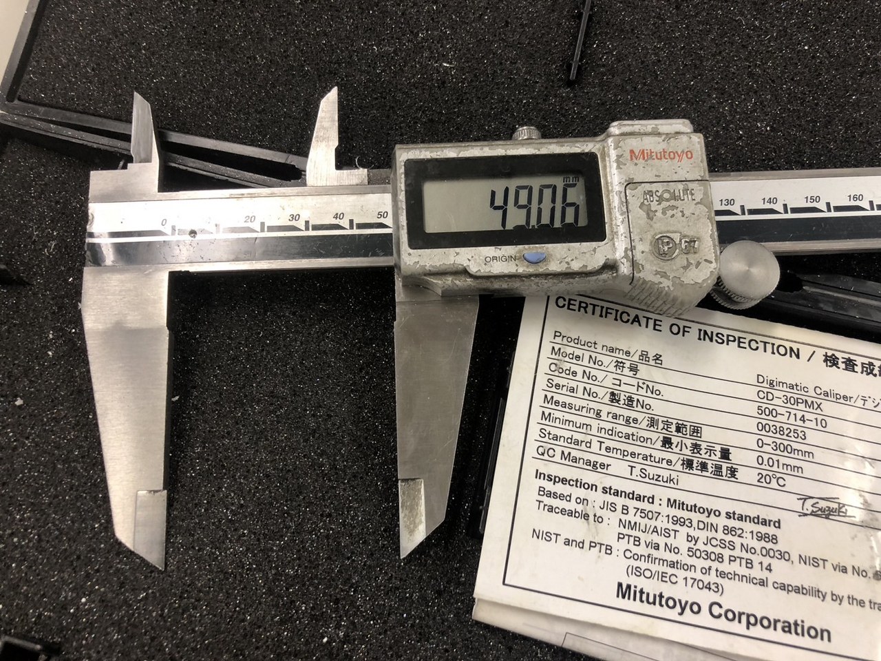 中古Other(Measuring tools・Standards・ Testing machine) 【ABSクーラントプルーフキャリパー】500-714-10　CD-30PMX ミツトヨ/Mitutoyo