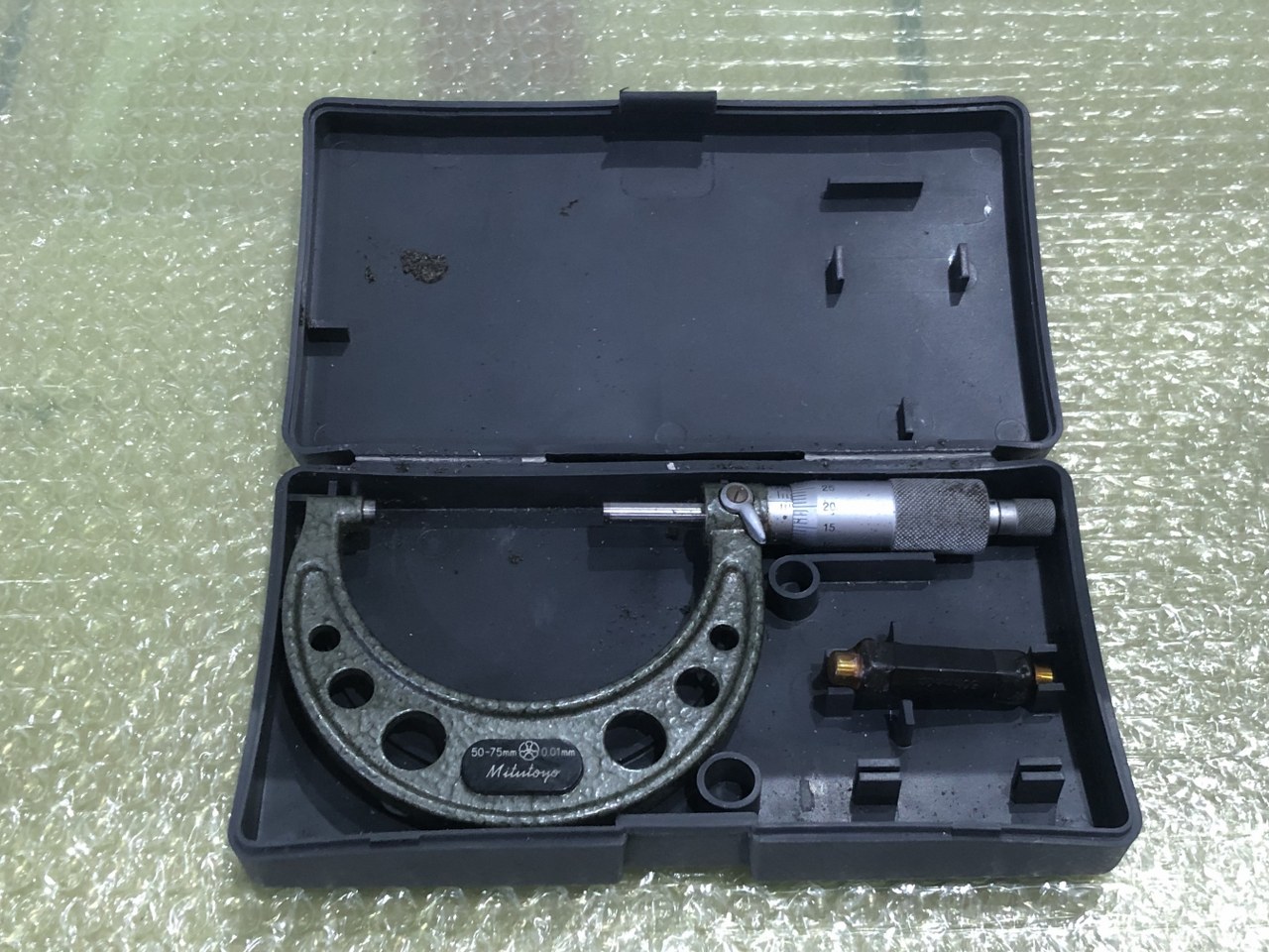 中古外側マイクロメーター 【外側マイクロメータ】測定範囲：50-75mm ミツトヨ/Mitutoyo