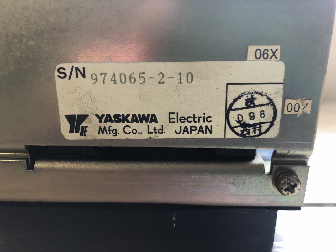 中古お買い得品・1山販売等 【サーボパック SERVOPACK】CACR-SR20SB1BFY45 安川電機 YASKAWA ELECTRIC