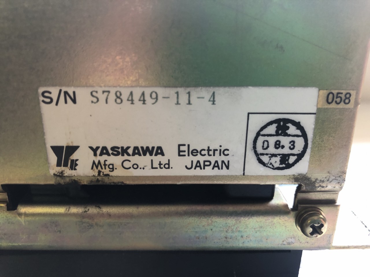 中古お買い得品・1山販売等 【サーボパック SERVOPACK】CACR-SR10SB1BF 安川電機 YASKAWA ELECTRIC