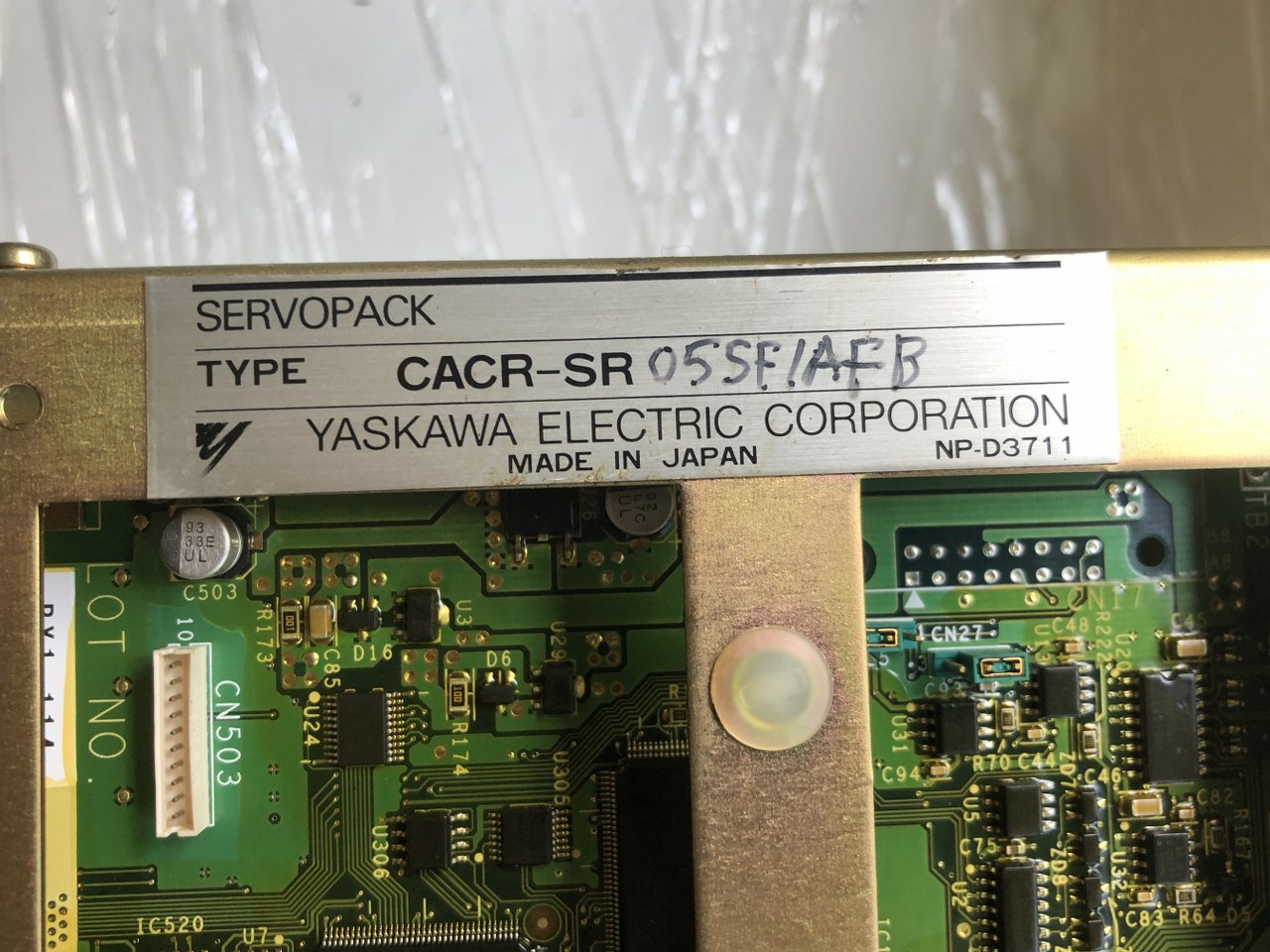 中古お買い得品・1山販売等 【サーボパック SERVOPACK】CACR-SR05SF1AFB 安川電機 YASKAWA ELECTRIC