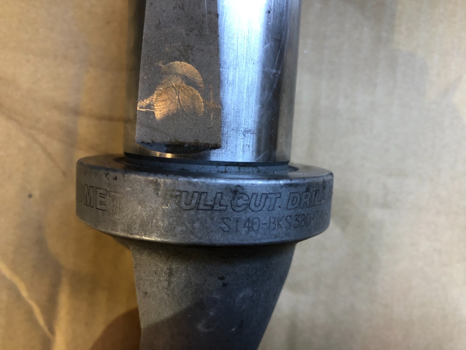 中古Drill 【フルカットドリル】ST40-BKS380-76L BIG/ビッグ