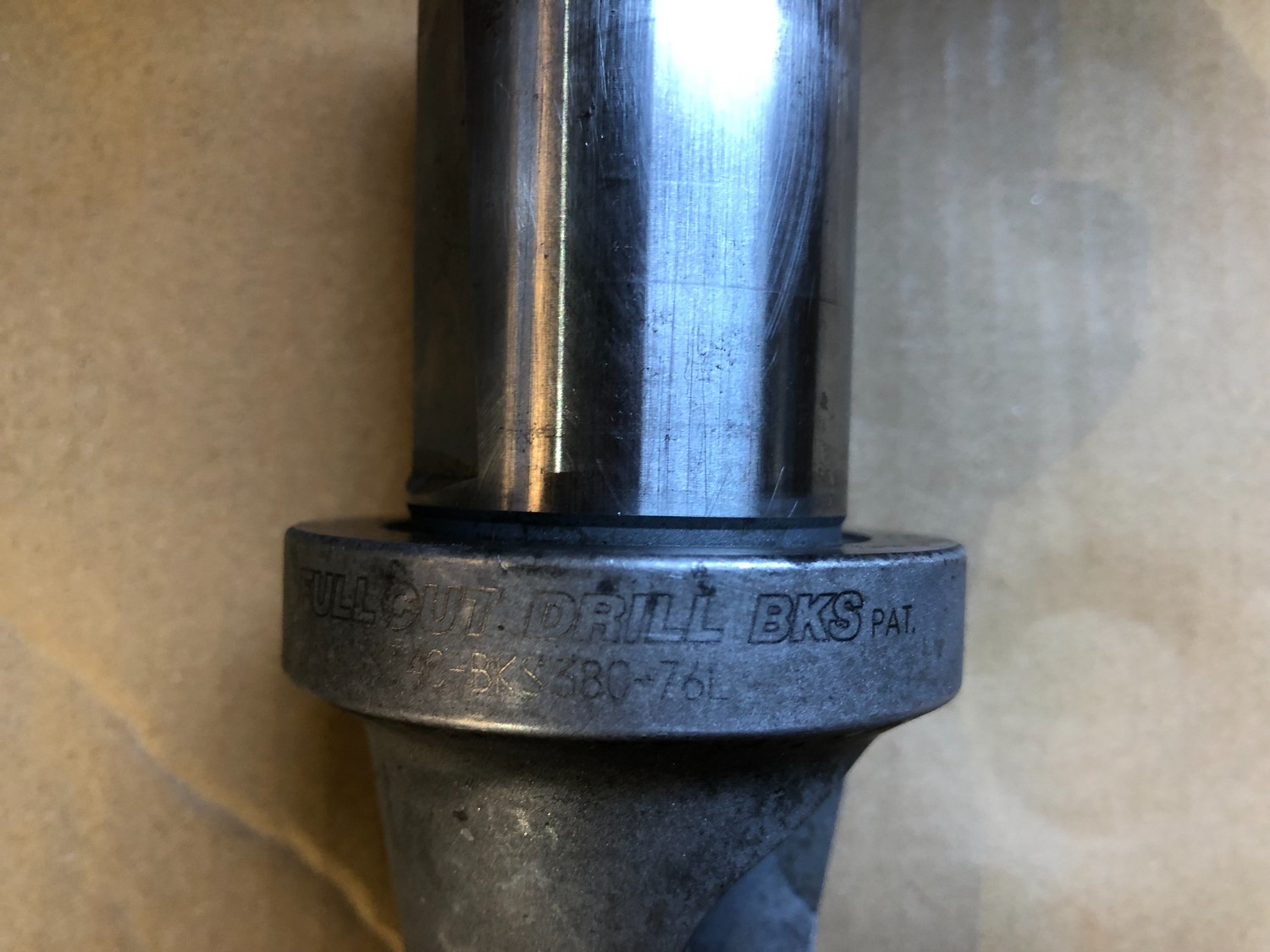 中古Drill 【フルカットドリル】ST40-BKS380-76L BIG/ビッグ