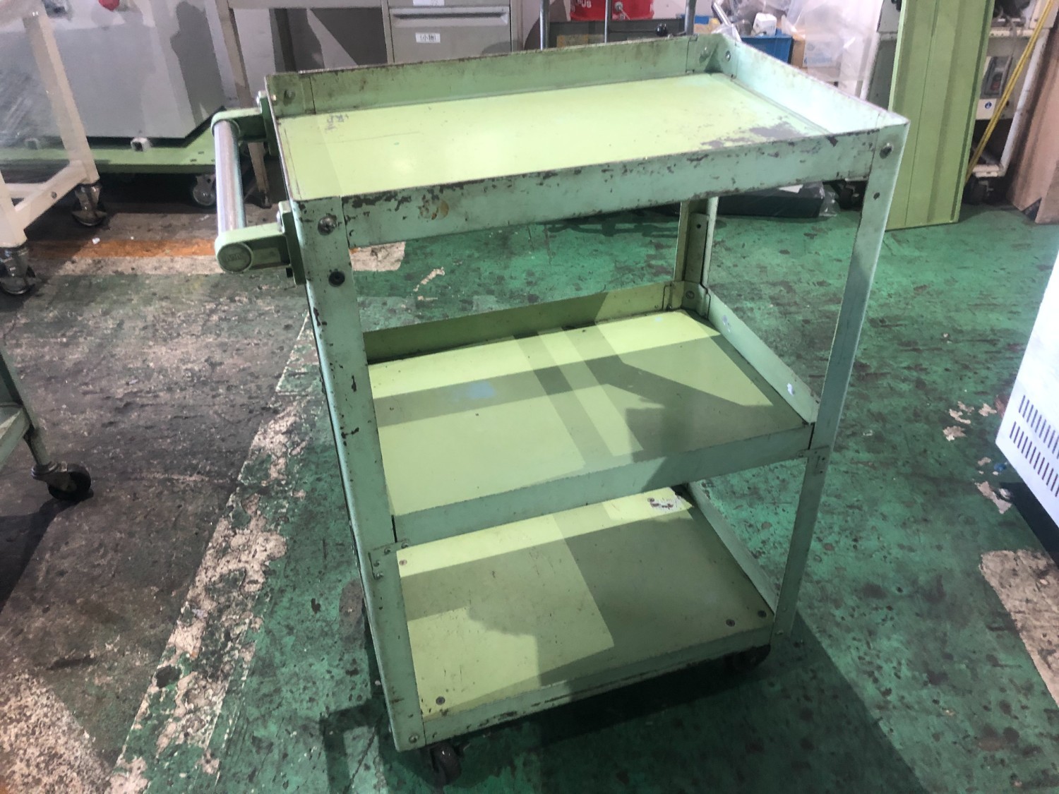 中古Workbench and Surface plates 【ツールワゴン】W400xD600xH890mm　 SAKAE