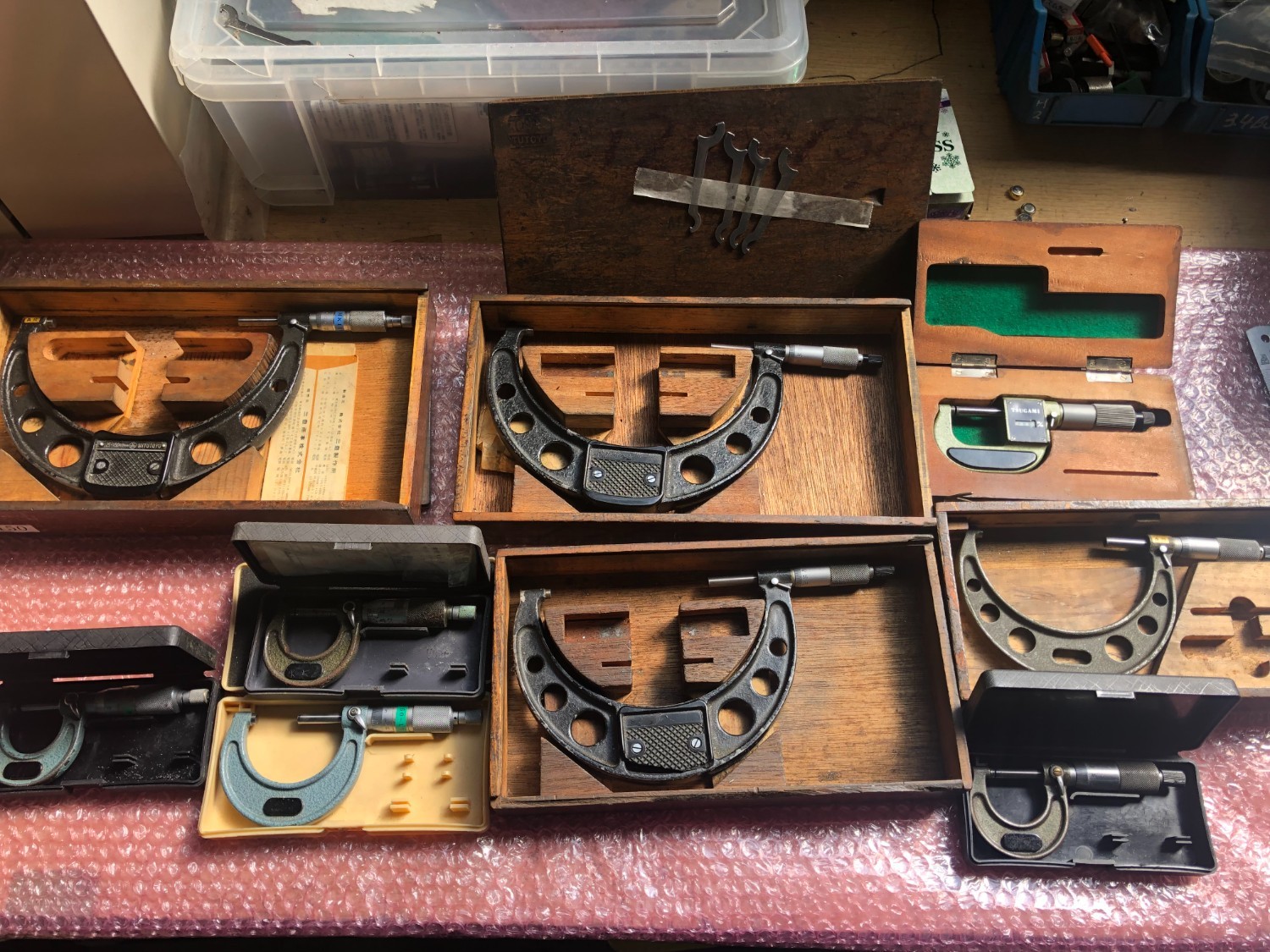 中古Outside micrometer 【マイクロメーター1山】様々なサイズがあります。 ミツトヨ/Mitutoyo