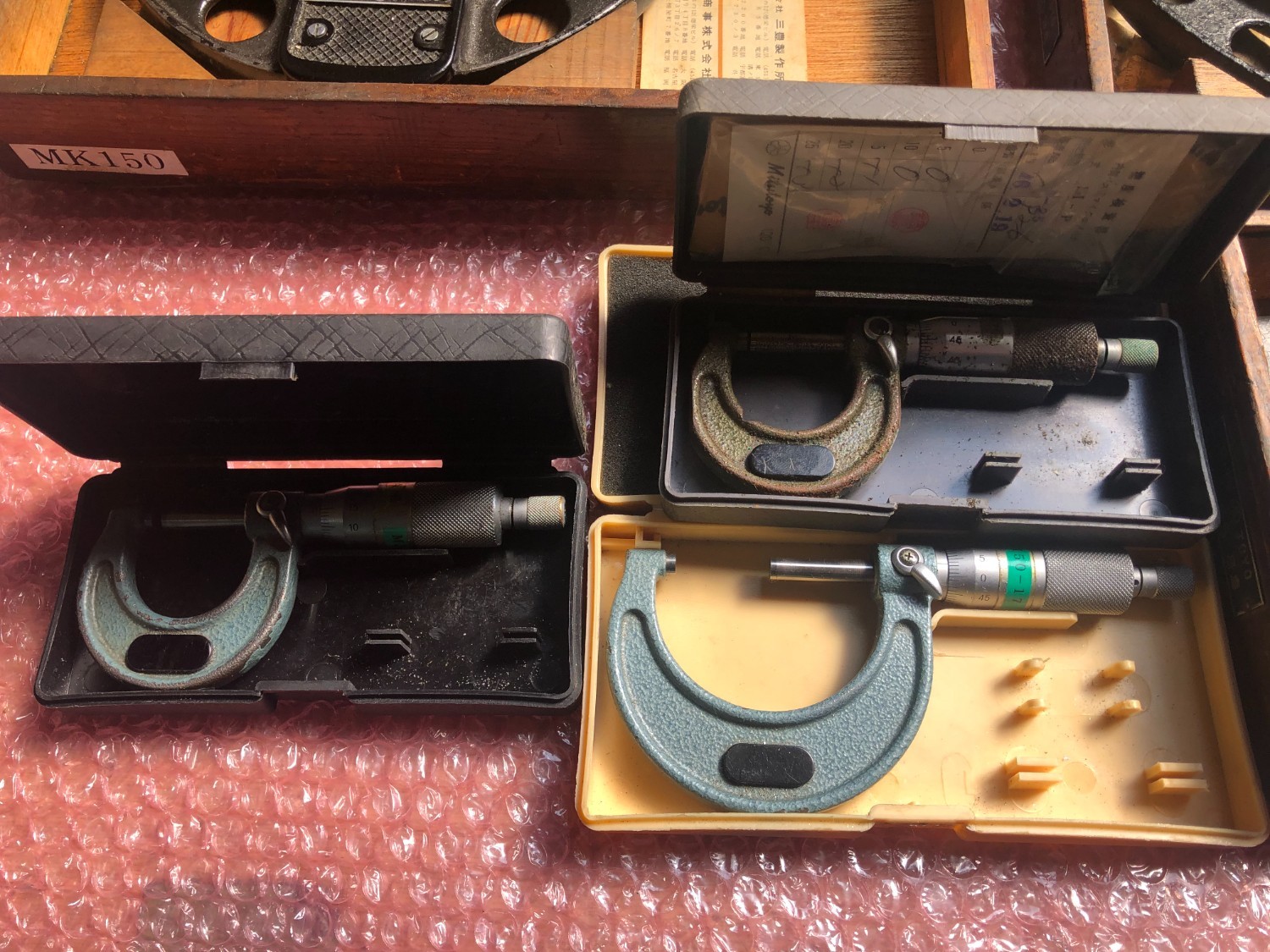 中古Outside micrometer 【マイクロメーター1山】様々なサイズがあります。 ミツトヨ/Mitutoyo