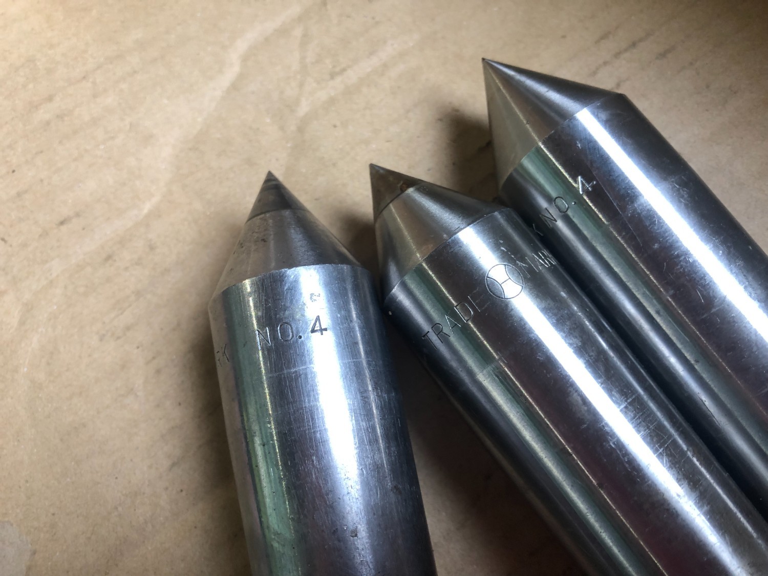 中古Other Screw tools 【回転センター3本】NO.4 TRADE MARK