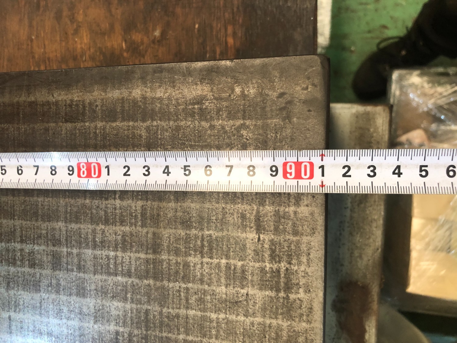 中古Iron surface plate 【鉄定盤（台付き）】本体サイズ：915x910x120(mm) unknow