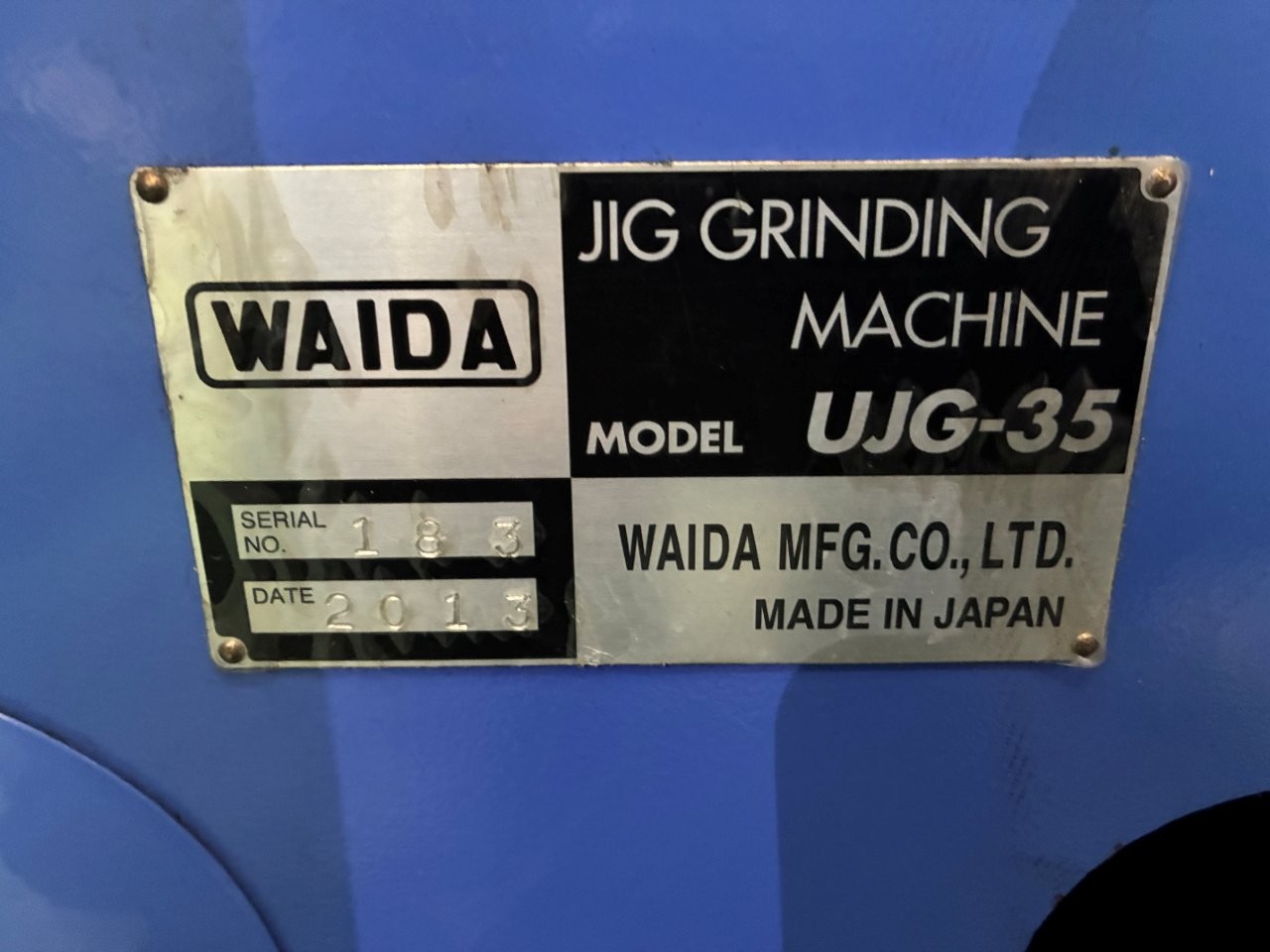 中古その他研削盤 UJG-35【NCジグ研削盤】 和井田