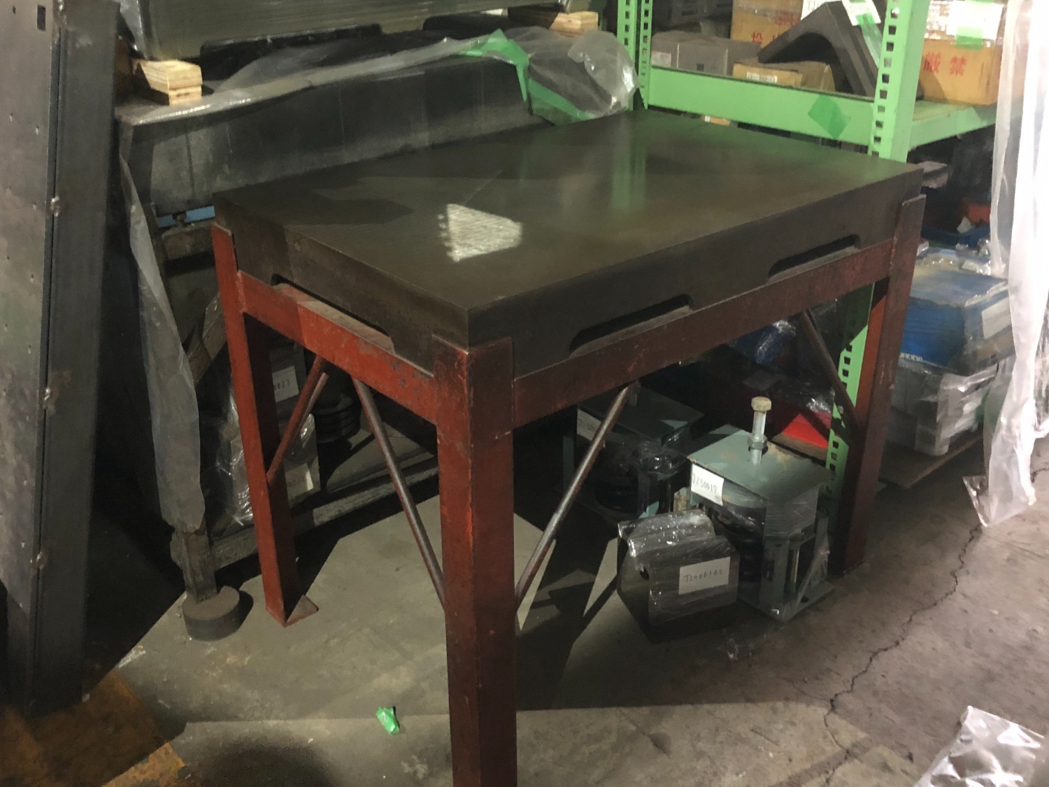 中古Iron surface plate 【鉄定盤（台付き）】W902xD605xH104(mm) unknow