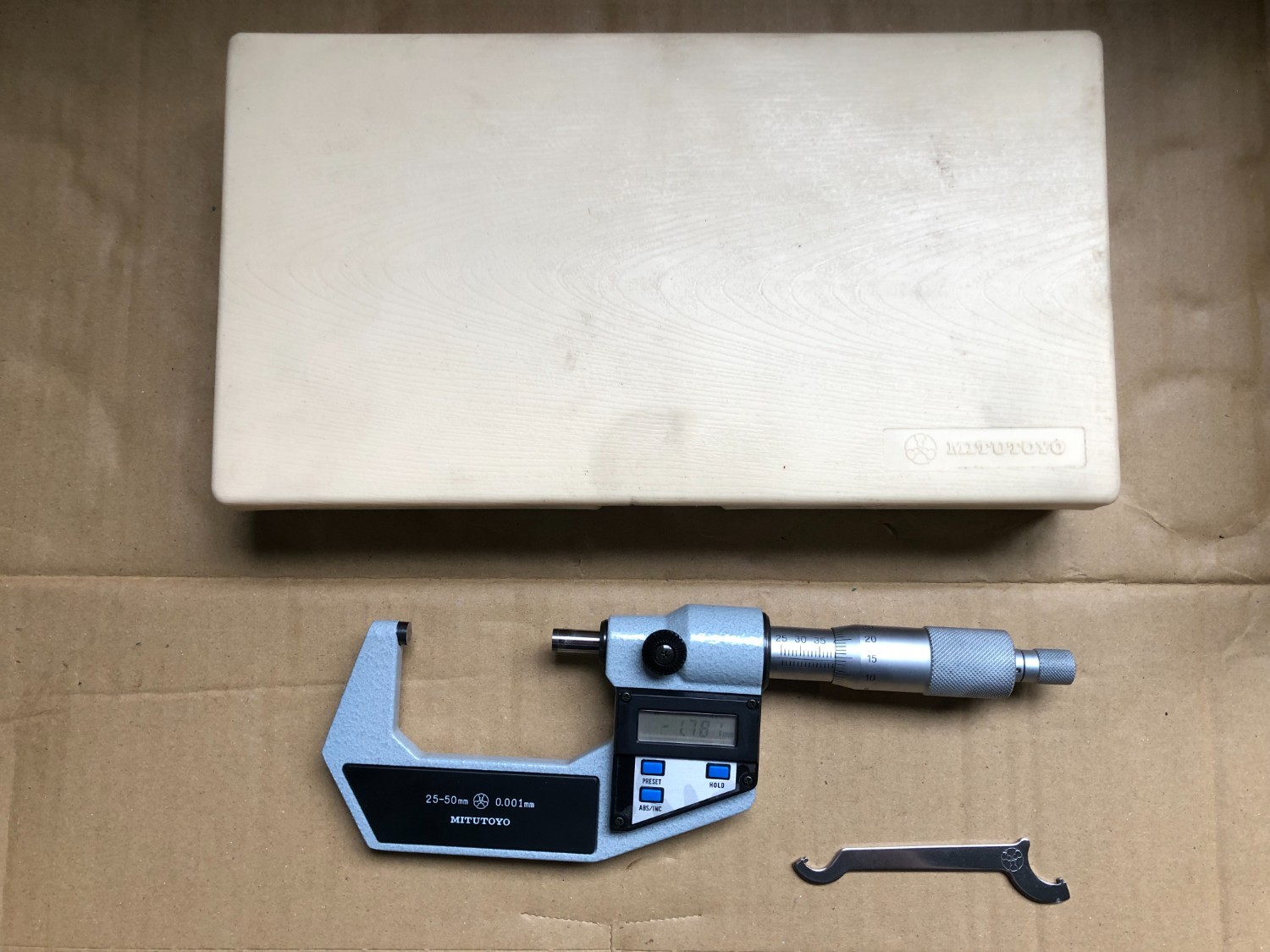 中古Outside micrometer 【デジマチックマイクロメ－タ】293-402(MDC-50) ミツトヨ/Mitutoyo