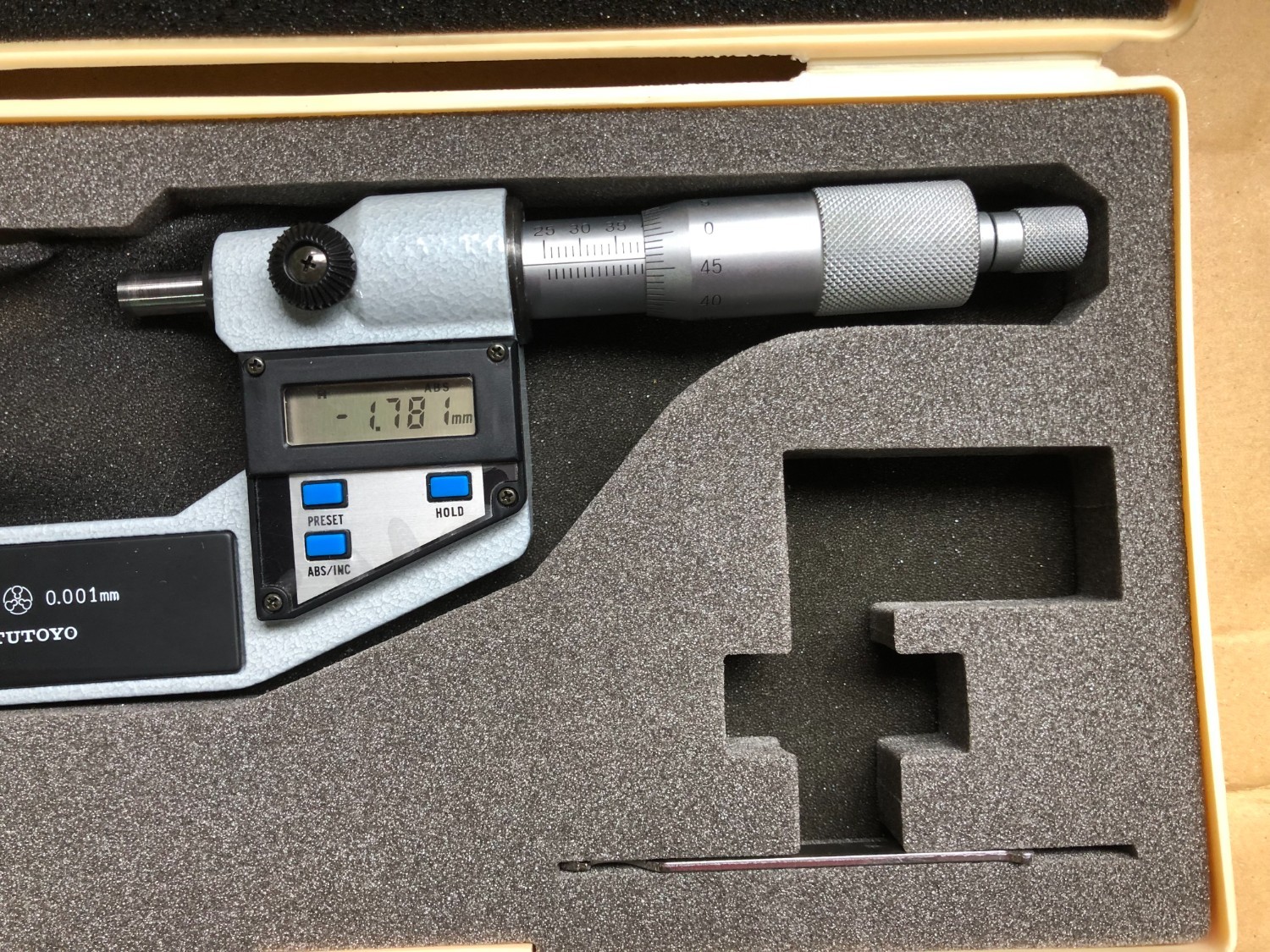 中古Outside micrometer 【デジマチックマイクロメ－タ】293-402(MDC-50) ミツトヨ/Mitutoyo