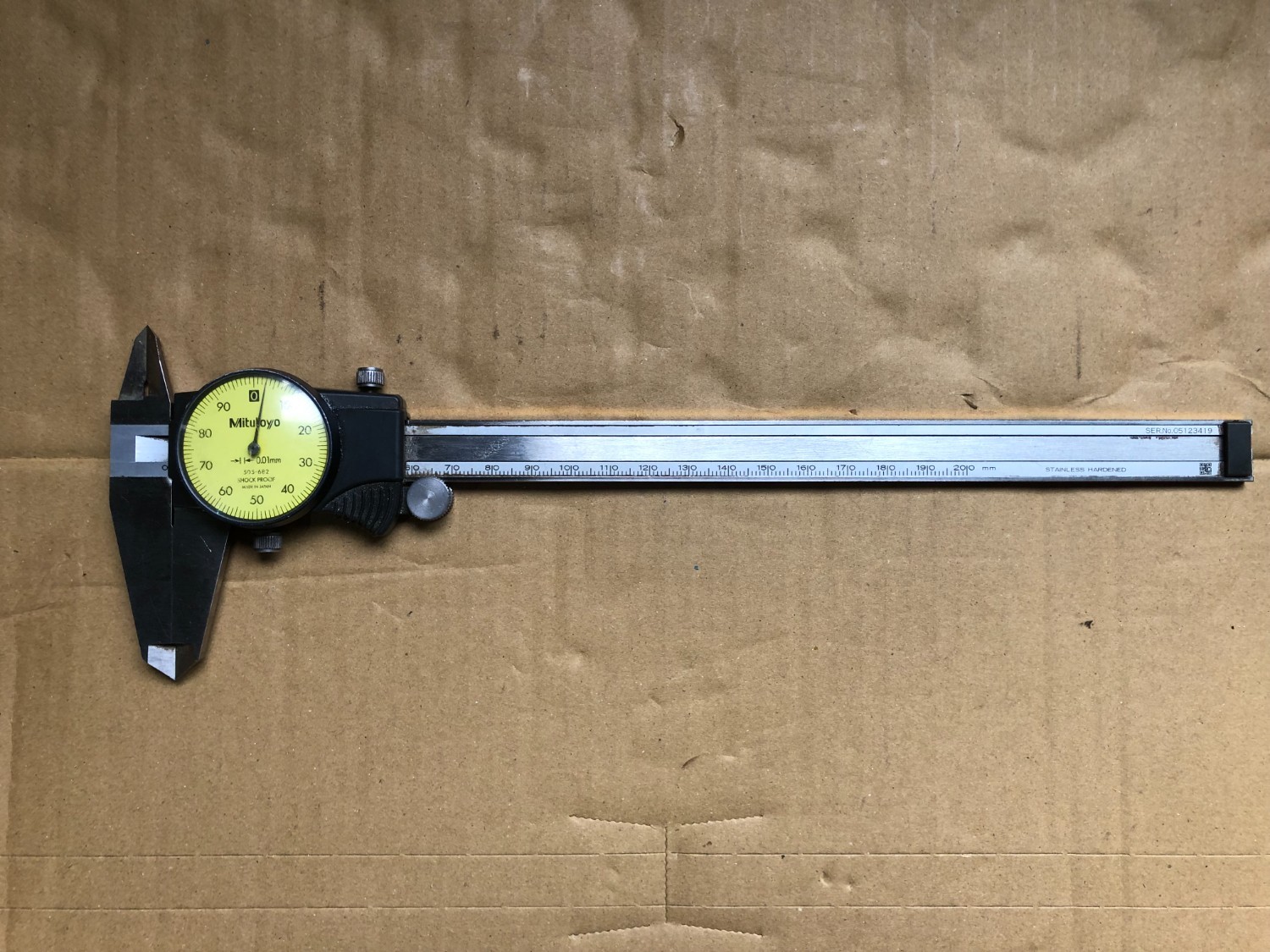 中古Vernier caliper 【ダイヤルノギス】200mm ミツトヨ/Mitutoyo