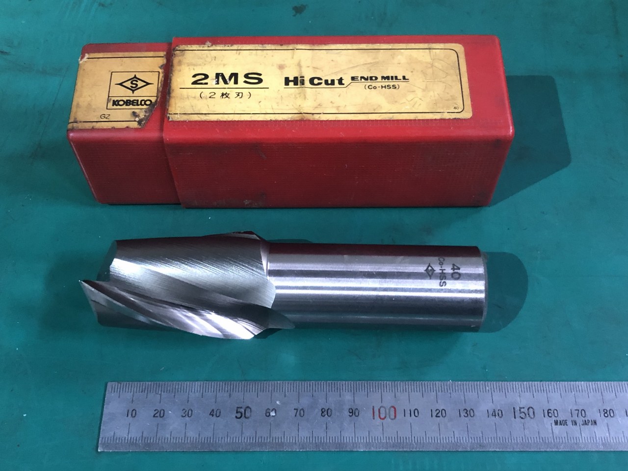 中古End mill(Square) 【2枚刃/スクエア/エンドミル】φ40　2MS コベルコ/KOBELCO