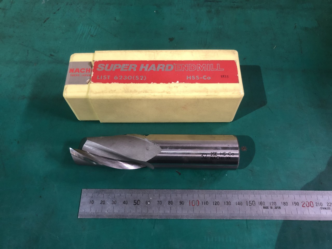 中古End mill(Square) 【2枚刃/スクエア/エンドミル】φ32　2SE　HS-Co NACHI