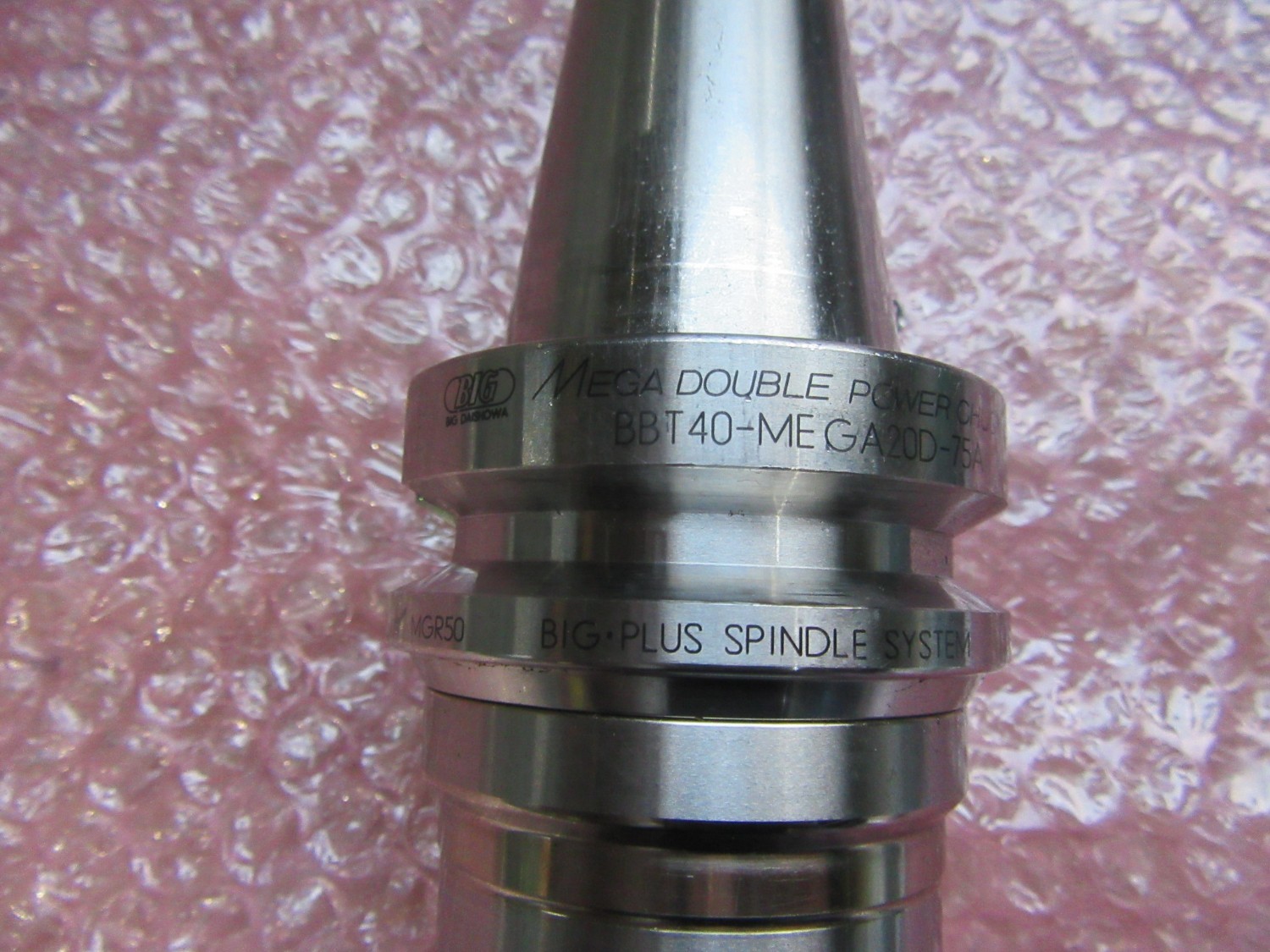 中古BBT40 【メガダブルパワーチャック】BBT40-MEGA20D-75A BIG DAISHOWA
