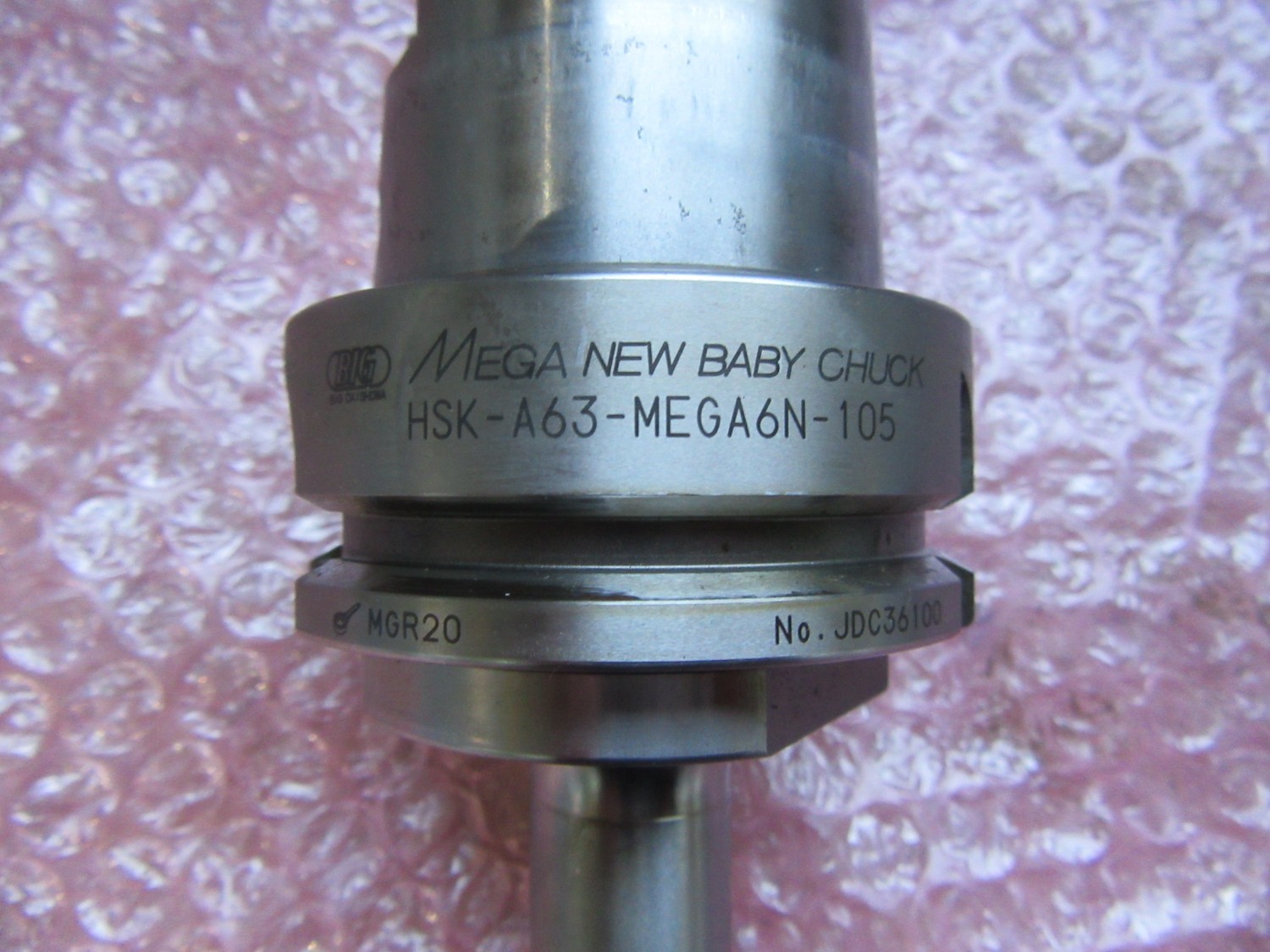 中古HSK-63 【メガニューベビーチャック 】HSK-A63-MEGA6N-105   大昭和精機