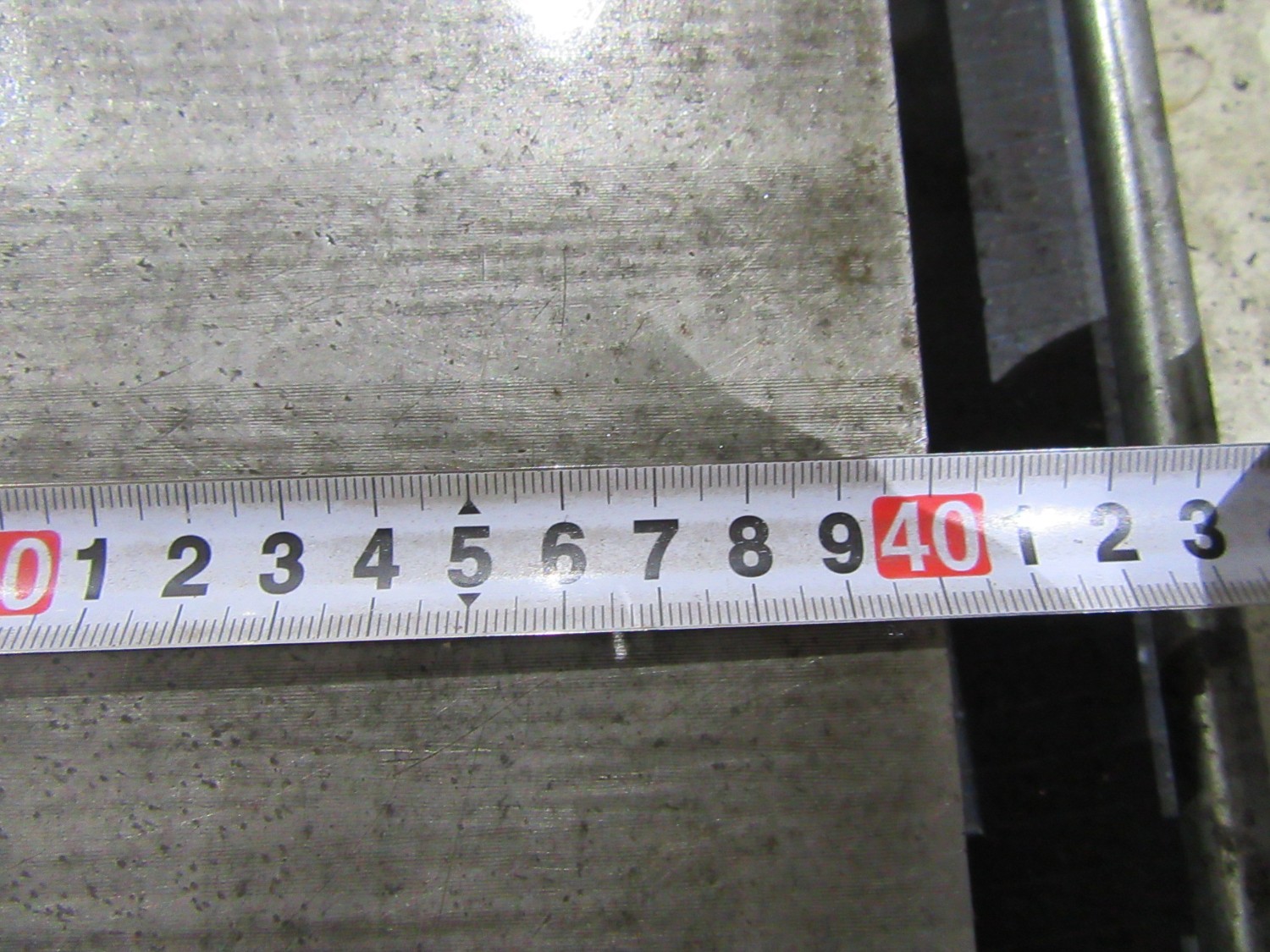 中古Iron surface plate 【鉄定盤】W350xD400ｘH65ｍｍ　 不明