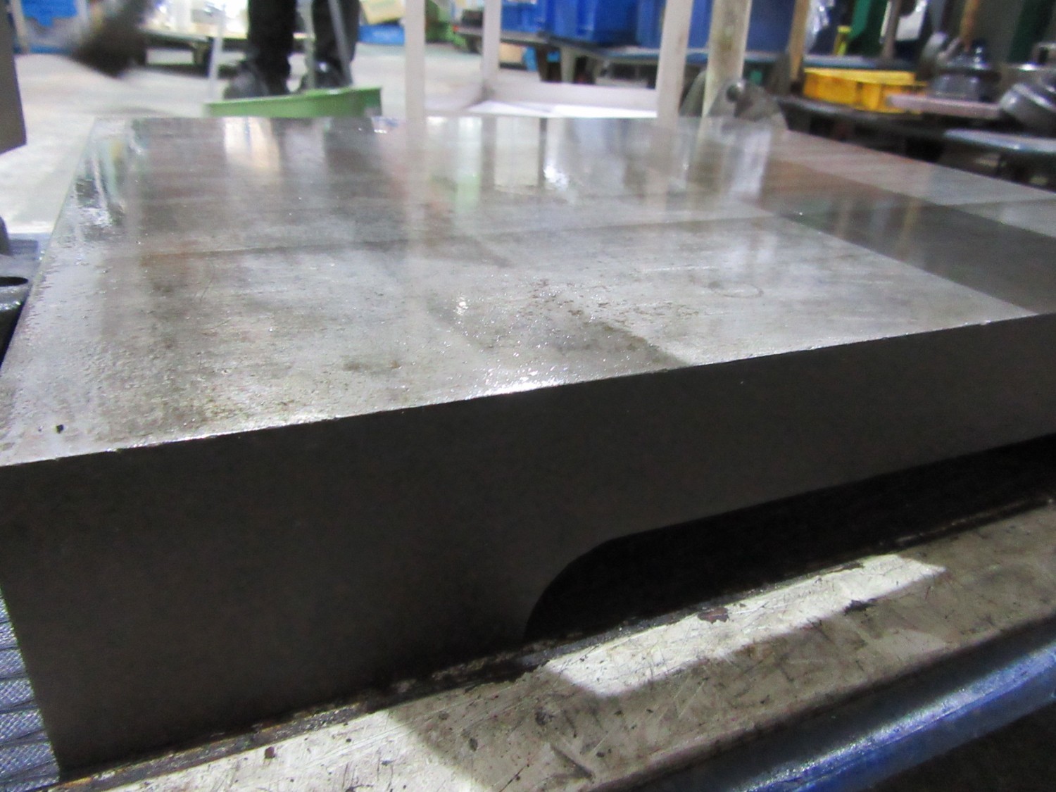 中古Iron surface plate 【鉄定盤】W350xD400ｘH65ｍｍ　 不明