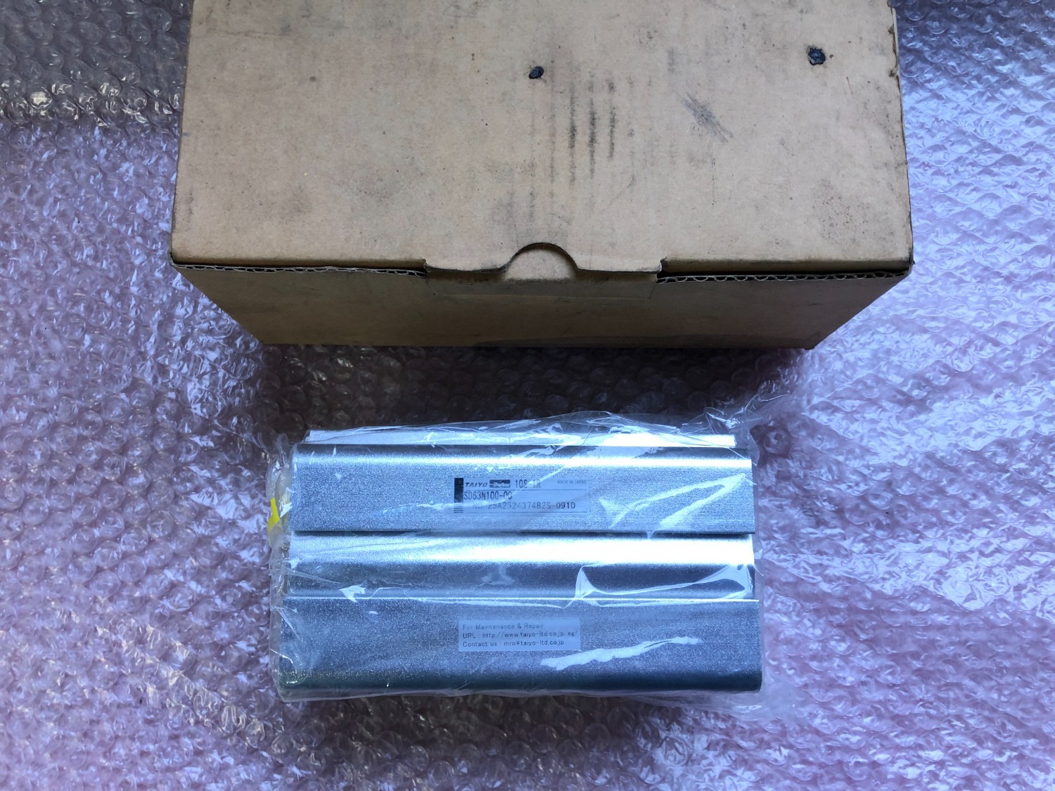 中古その他 【薄形空気圧シリンダ】10S-1R SD63N100-00 TAIYO