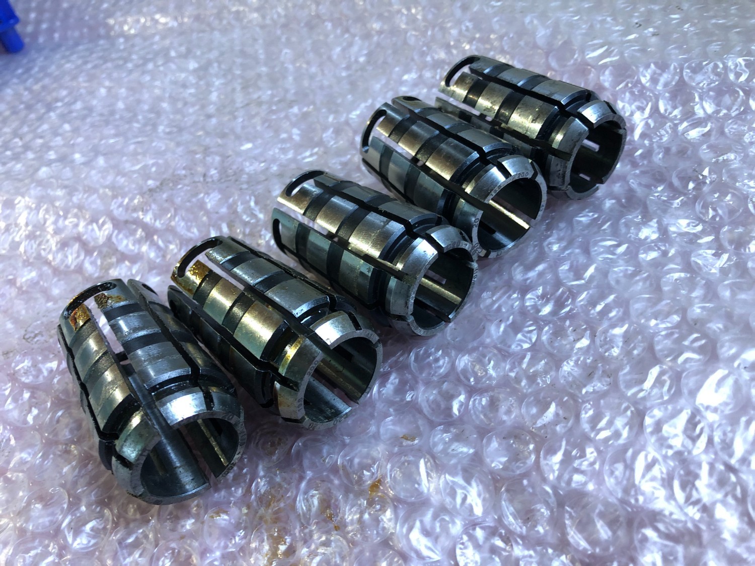 中古スプリングコレット 【ストレートコレット5個】C20-20 MST/溝口