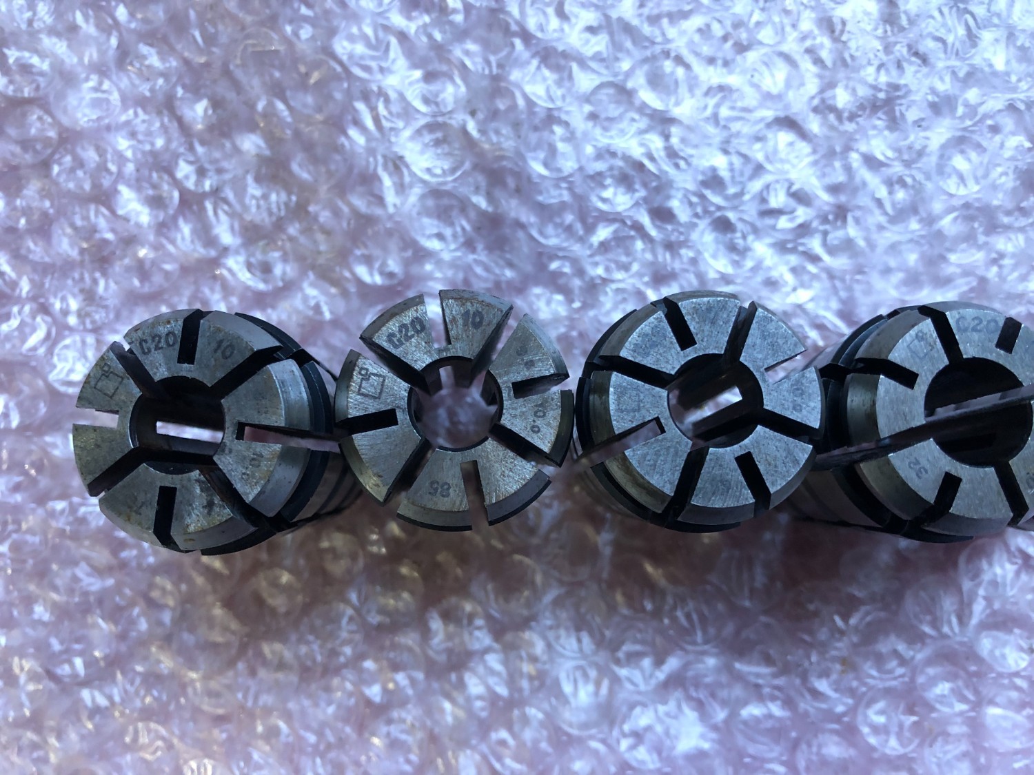中古Spring collet 【ストレートコレット5個】C20-10,C20-12 MST/溝口