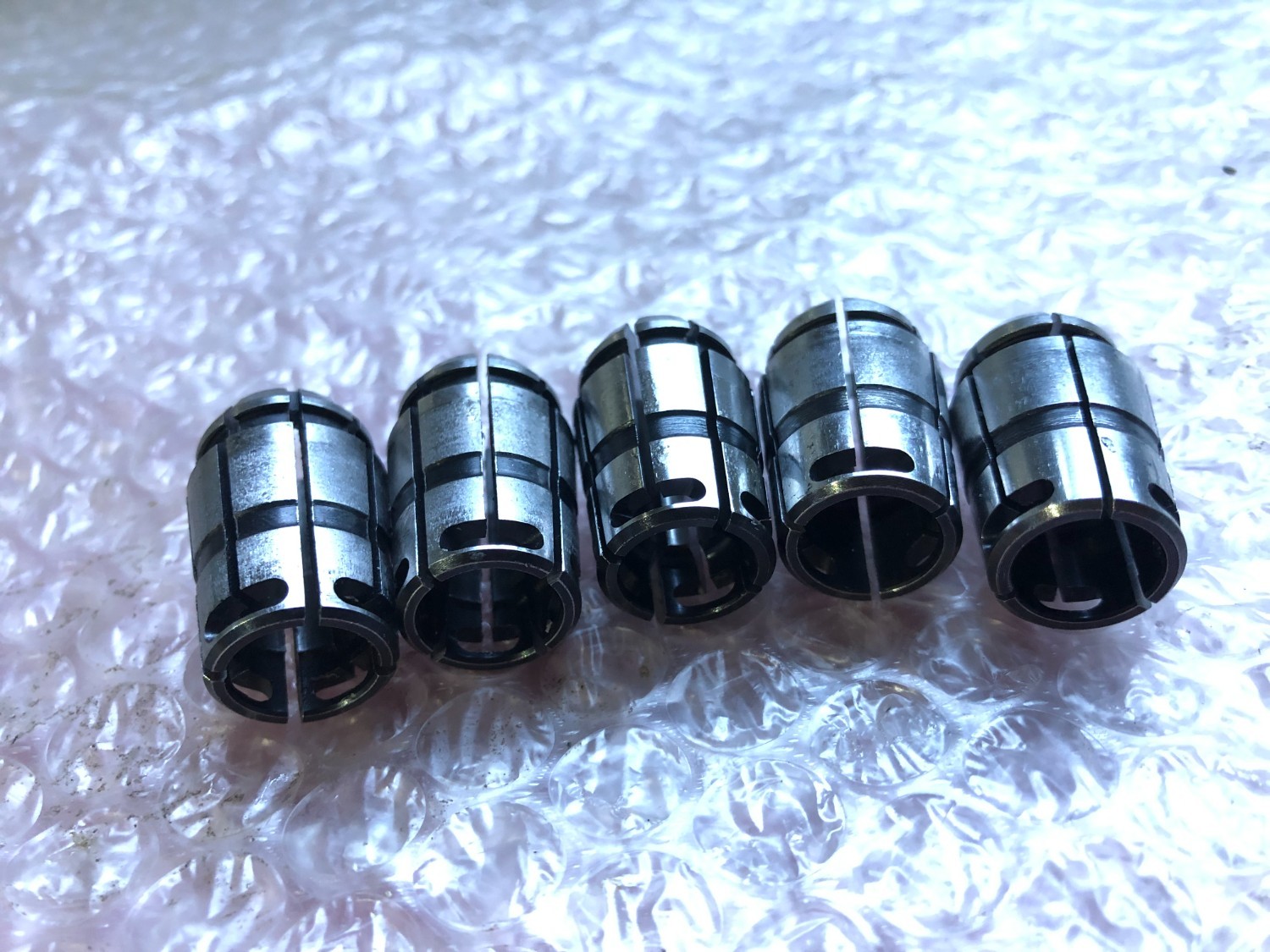 中古スプリングコレット 【ストレートコレット5個】C10-10,C10-7,C10-5 MST/溝口