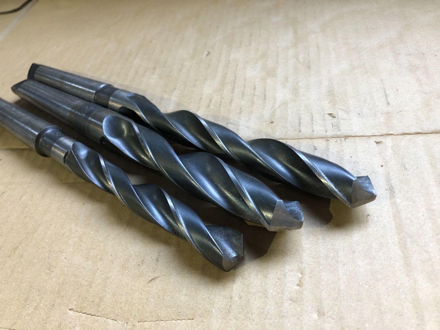 中古テーパ―シャンクドリル 【テーパーシャンクドリル3本】φ15.0,φ20.0,φ17.6 NACHI