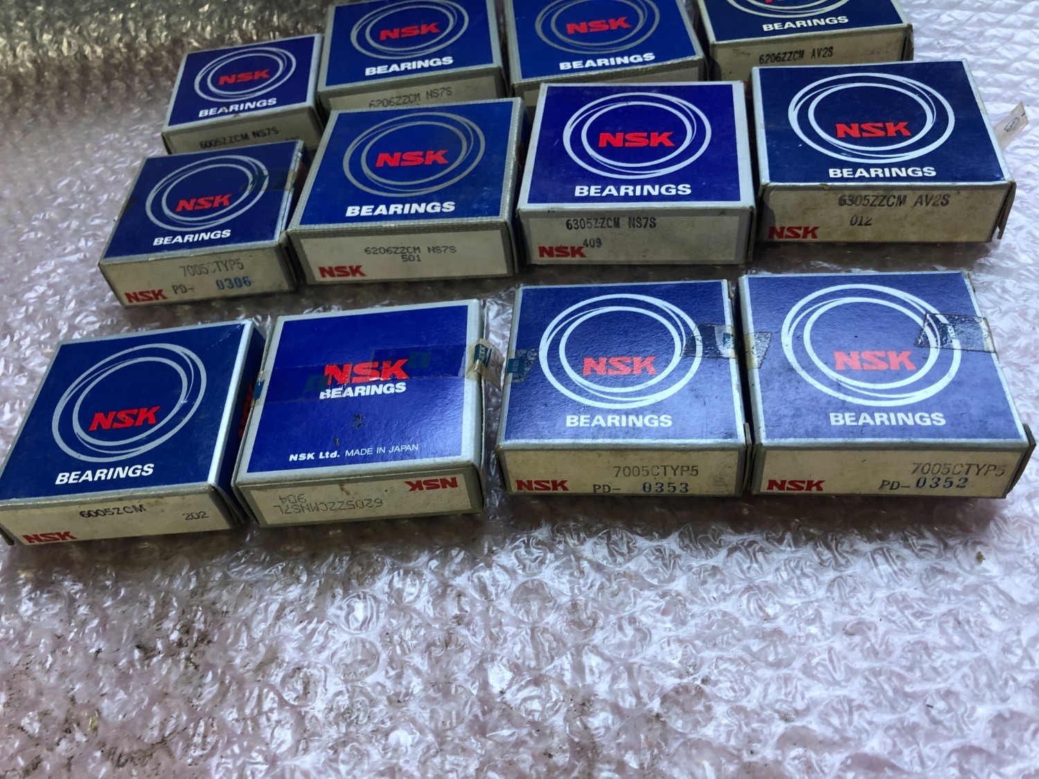 中古Special deals・Set etc 【ベアリング12個】様々なサイズがあります NSK