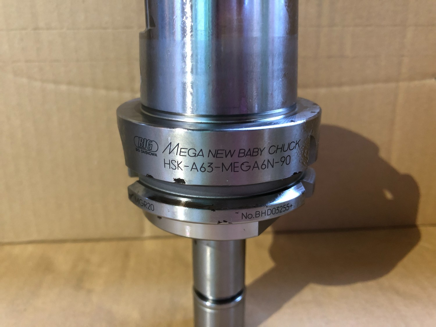 中古HSK-63 【メガニューバビーチャック】HSK-A63-MEGA6N-90 大昭和精機/BIG DAISHOWA