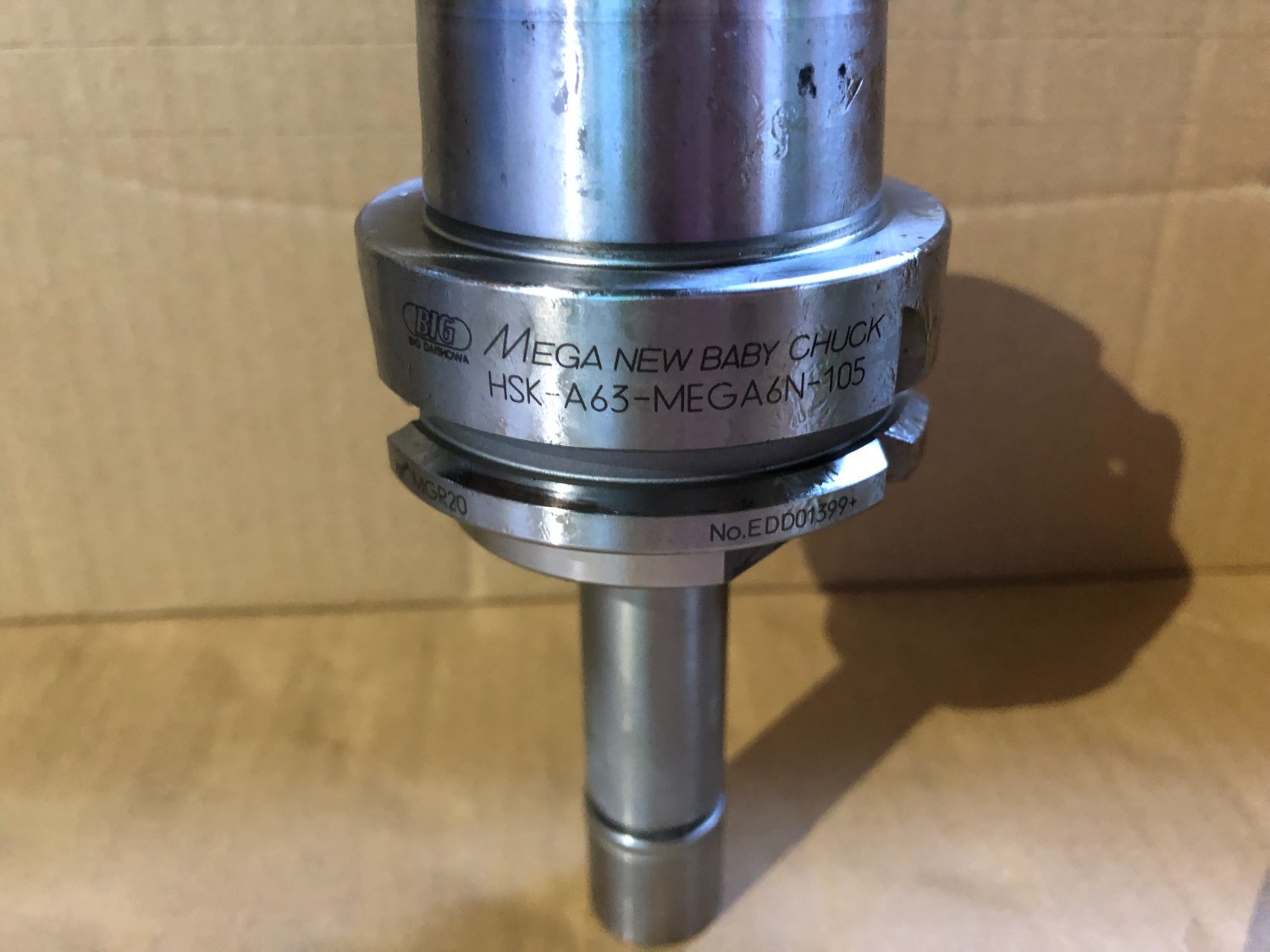 中古HSK-63 【メガニューバビーチャック】HSK-A63-MEGA6N-105 大昭和精機/BIG DAISHOWA