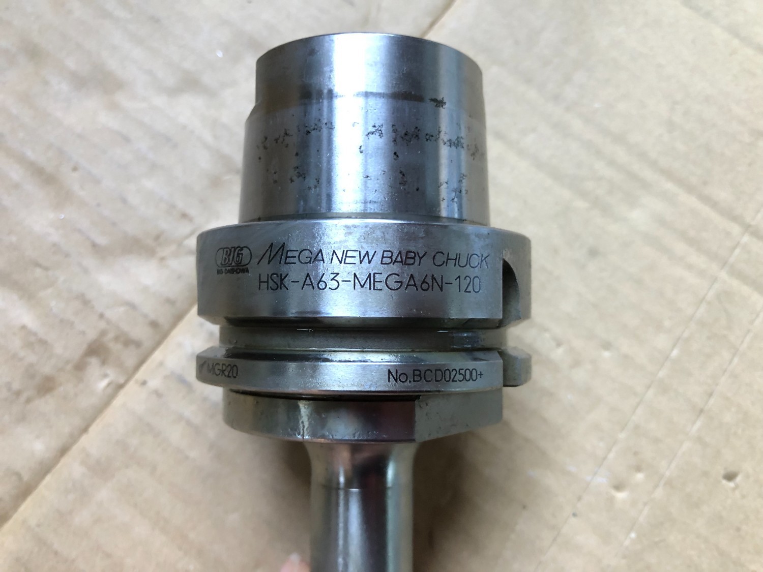 中古HSK-63 【メガニューバビーチャック】HSK-A63-MEGA6N-120 大昭和精機/BIG DAISHOWA