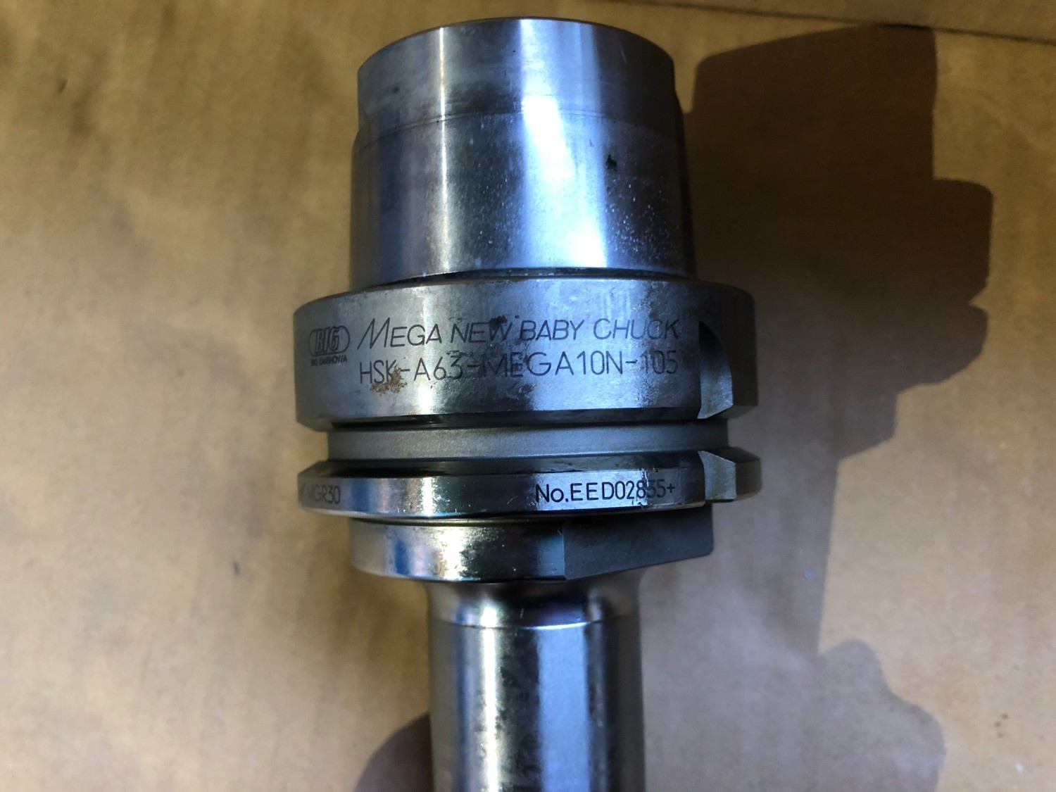 中古HSK-63 【メガニューバビーチャック】HSK-A63-MEGA10N-105 大昭和精機/BIG DAISHOWA
