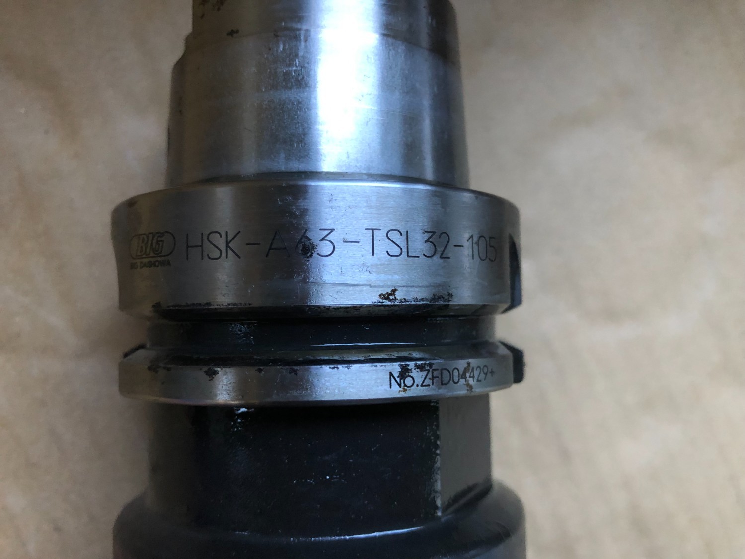 中古HSK-63 【サイドロックドリルホルダ】HSK-A63-TLS32-105 大昭和精機/BIG DAISHOWA