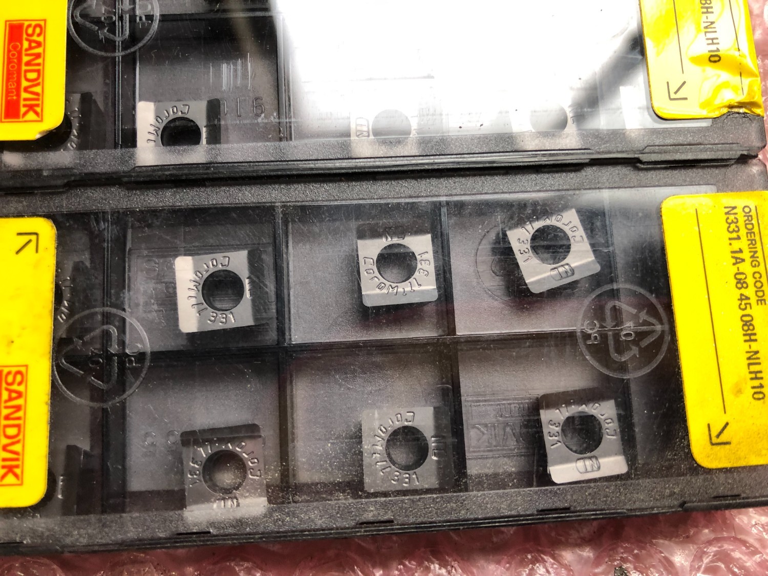 中古Cutting Exchange Chip 【チップ2箱】N331.1A-084508H-NLH10 サンドビック/Sandvik