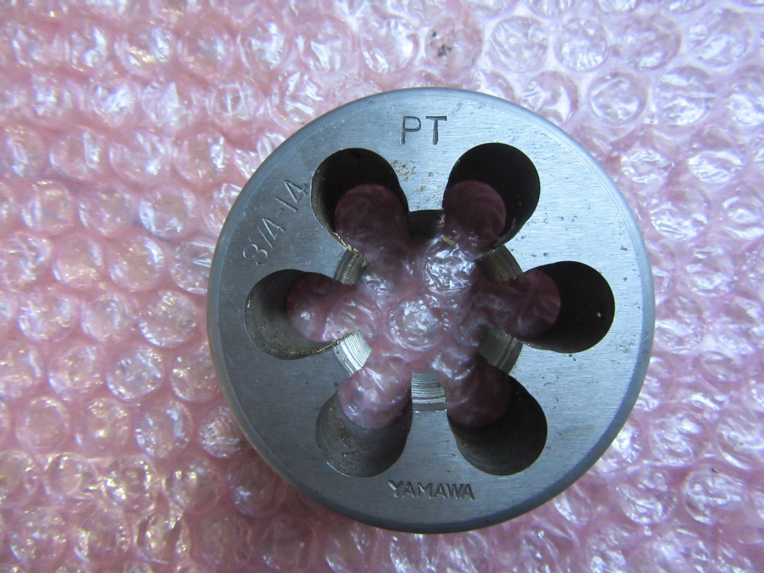 中古Thread cutting die 【ダイス】3/4-14 Yamawa